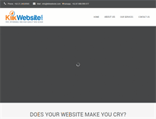 Tablet Screenshot of klikwebsite.com